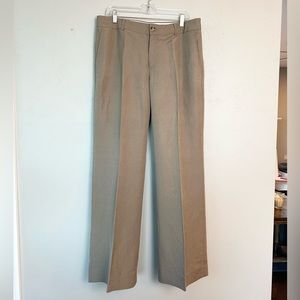 Banana Republic Wide Leg Linen Blend Trouser Pants